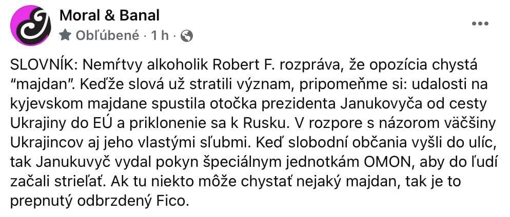 Je Fico pripravený rozpustiť blížiace sa protesty, ktoré označuje ako majdan, aj hrubou silou? Kam až to bude eskalovať?