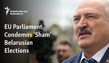 EU Parliament Condemns 'Sham' Belarusian Elections