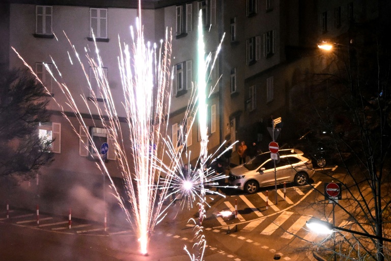 Germans celebrate New Year