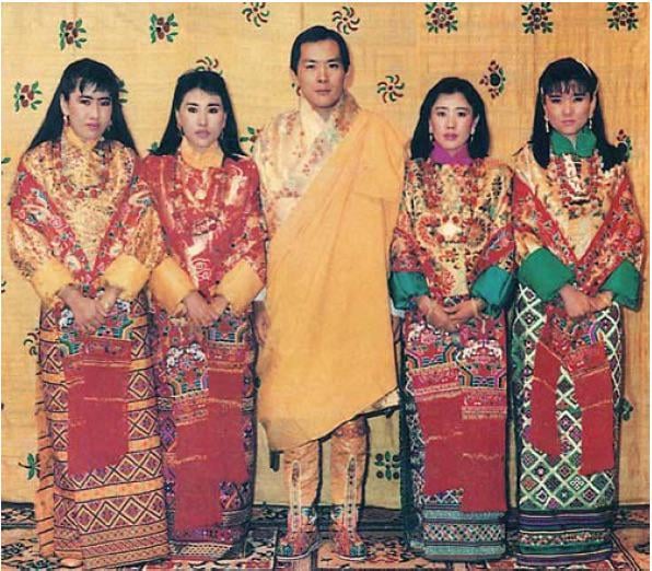 The Previous King of Bhutan Married Four Sisters at Once