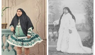 Fatemeh Khanum "Esmat al-Dowleh" and Zahra Khanum "Taj al-Saltaneh”