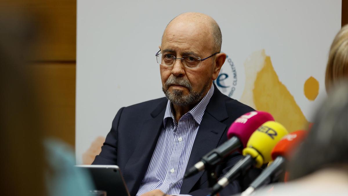 El presidente de la Asociación Nuclear Española, Emilio Mínguez.