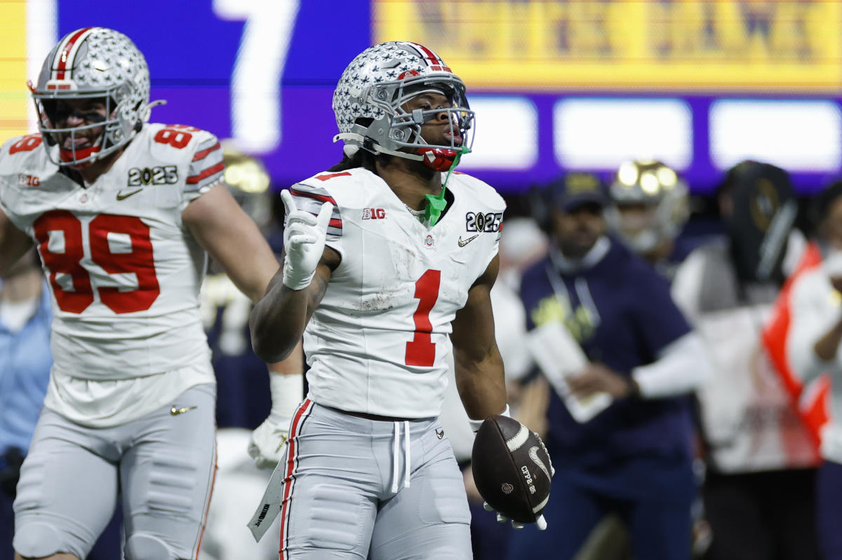 College football national championship score, highlights: Ohio State holds off Notre Dame to win title, 34-23
