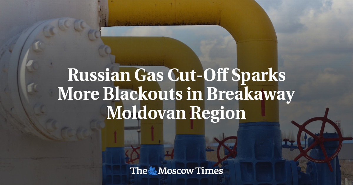 Russian Gas Cut-Off Sparks More Blackouts in Breakaway Moldovan Region