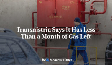 Transnistria Says It Has Less Than a Month of Gas Left