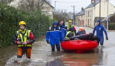 Western France and Ireland among European countries hit by severe weather