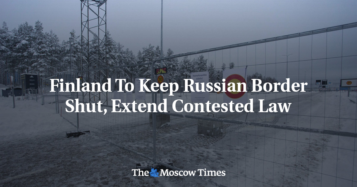 Finland To Keep Russian Border Shut, Extend Contested Law