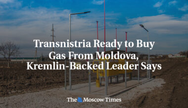 Transnistria Ready to Buy Gas From Moldova, Kremlin-Backed Leader Says