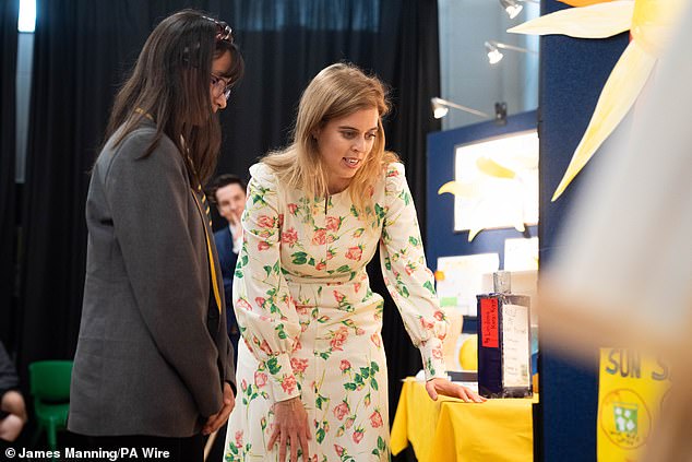 Beatrice observed the work of year five pupils, who had been busy creating sun safety posters to highlight the importance of protecting your skin from potential skin cancers in later life