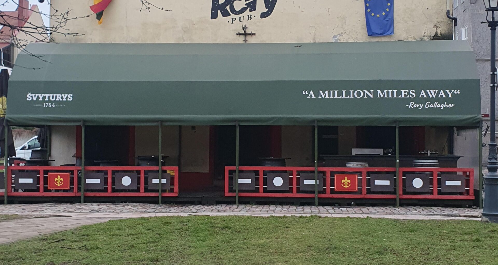 Came across this Rory Gallagher pub in Klaipeda, Lithuania
