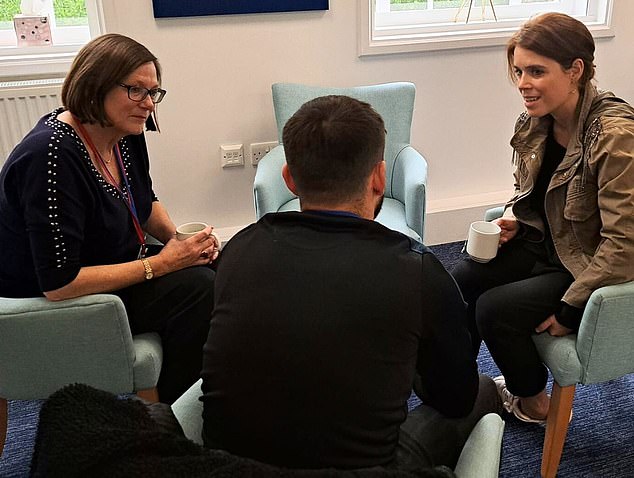 Princess Eugenie visits the Salvation Army Headquarters in London on Monday, September 30