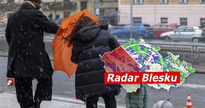Počasí | Na Česko udeřil vichr! Přechází studená fronta i s bouřkami, přinese náledí. Sledujte radar Blesku