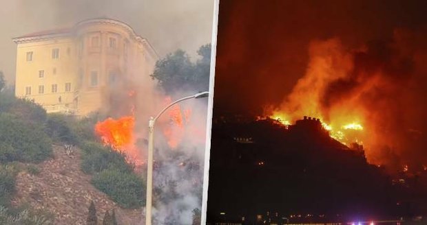 Katastrofa v LA: Vzácné Gettyho vile shořel pozemek! Starověké artefakty přežily