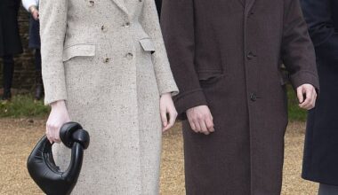 Princess Margaret's grandson Sam Chatto with his girlfriend, Eleanor Ekserdjian, at Sandringham last month