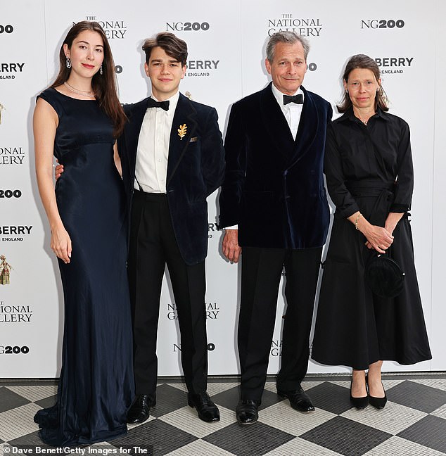 Eleanor Ekserdjian, left, is Sam Chatto's, centre left, girlfriend and stands taller than the royal in flat shoes
