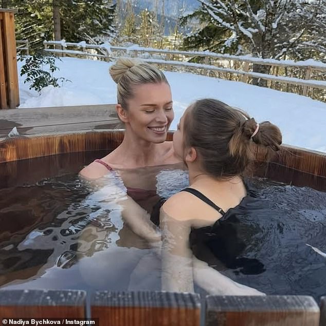 Nadiya has opted to spend Christmas and New Year in her native Slovenia with young daughter Mila, eight, whose father is footballer Matija Skarabot