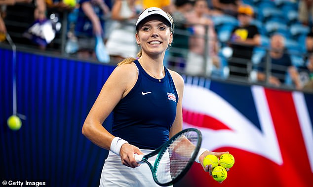 Boulter helped lead Great Britain to the quarter-finals after she beat Olivia Gadecki in singles