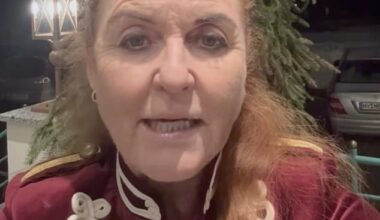 Sarah Ferguson wished her followers a Happy New Year and urged them to make 'joy bubbles' in a message from Austria