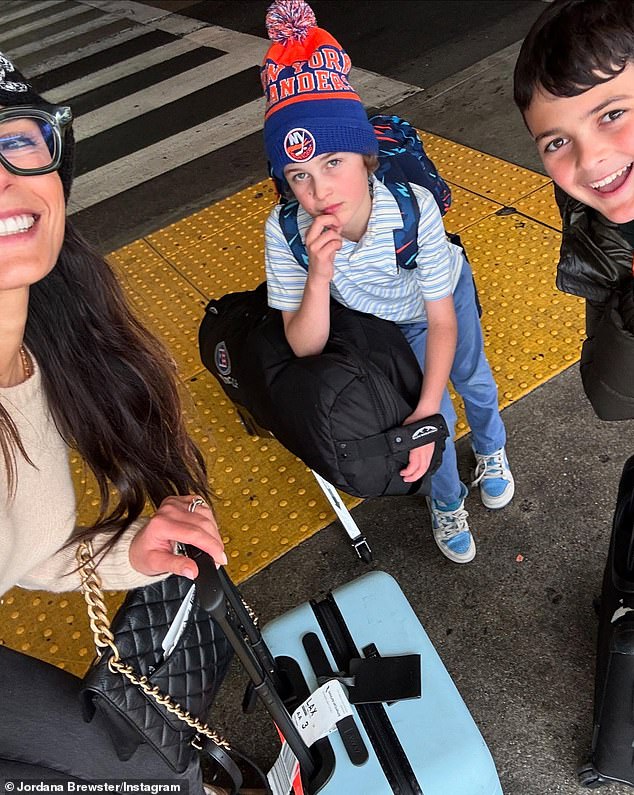 Alexandra is now stepmother to Andrew's two sons - Julian, 11; and Rowan, 8 - with the 44-year-old Cellar Door actress (pictured last Saturday), and their divorce was finalized in 2021 after 13 years of marriage
