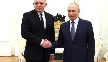 No one had heard from Robert Fico (left) since his trip to Moscow on December 22, and his office failed to respond to questions about the leaders whereabouts