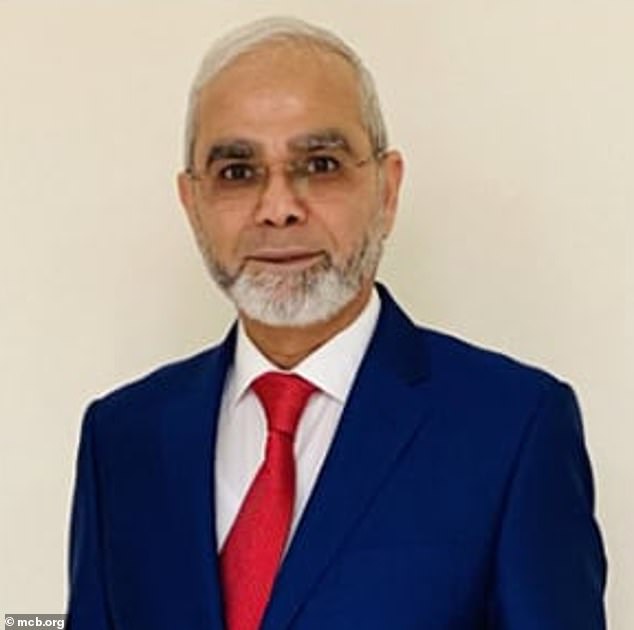 Right-wing think tank Policy Exchange as uncovered remarks made by Muslim Council secretary general candidate Dr Muhammad Adrees (pictured) in which he praised the regime in Iran