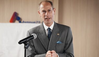 The King is sending Prince Edward to Washington to attend the funeral of Jimmy Carter