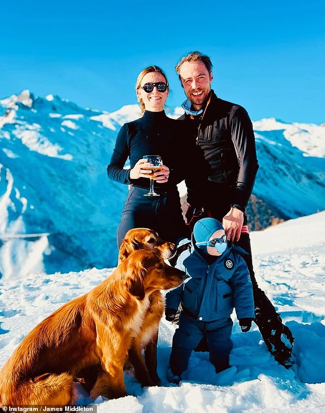 Kate Middleton 's brother James has opened up about his mental health in an Instagram post, sharing heartwarming photos of his family on a ski trip