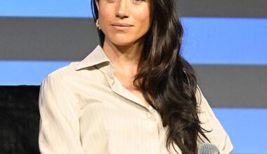 Meghan, Duchess of Sussex, speaks onstage during a panel discussion in March