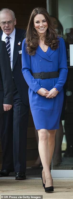Still Duchess of Cambridge at this point wearing Reiss to the opening of the Treehouse Hospice in Ipswich in 2012