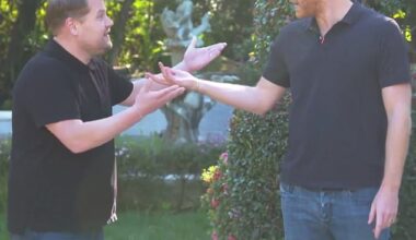 As a result of the furore, a bromance was formed between the ever impressive networker James Corden and Prince Harry