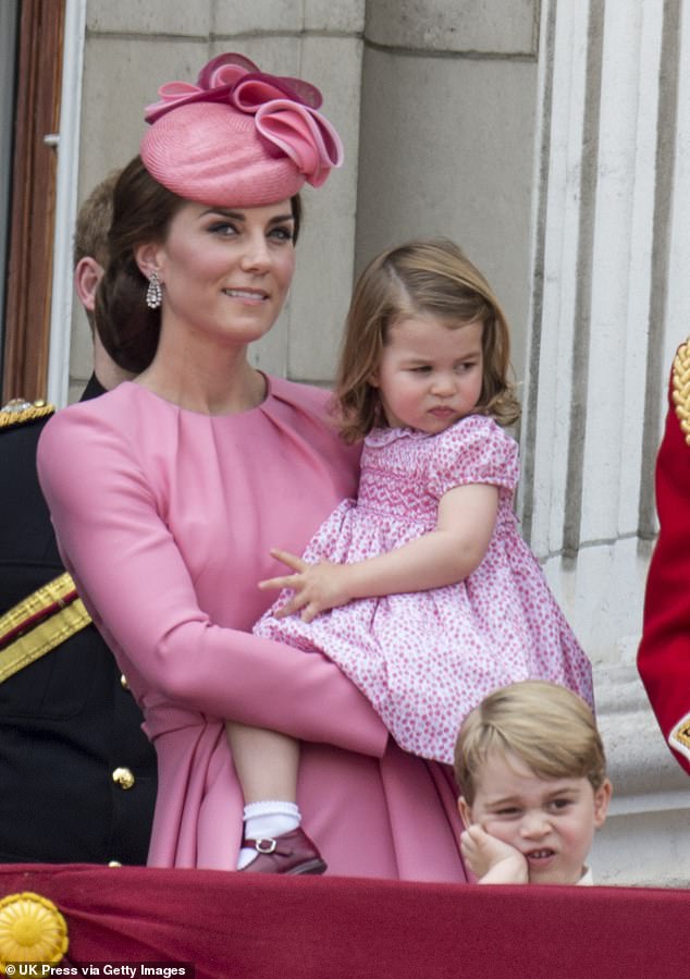 For the 2017 Trooping the Colour, Kate and Charlotte twinned in shades of pink