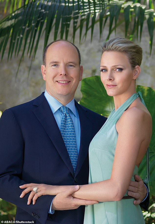 Albert, the Prince of Monaco, with his wife Charlene Wittstock in 2010