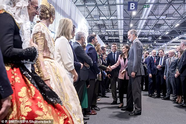 The former journalist to oozes confidence as she tours exhibits across the nine halls at the venue, meeting ministers, government representatives and tourism industry leaders from around the world along the way