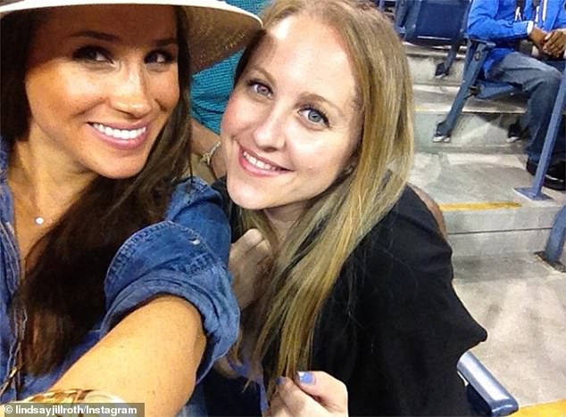 TV producer and Meghan Markle's best friend Lindsay Jill Roth (right) has released a new book, titled 'Romances & Practicalities: A Love Story (Maybe Yours!) in 250 Questions'