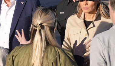 Melania Trump offered words of comfort in a mix of Slovenian and Serbian yesterday to a woman who was affected by the Pacific Palisades wildfire