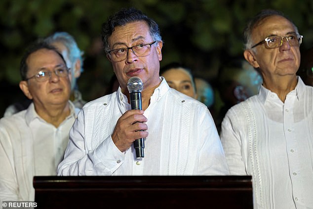 Colombian President Gustavo Petro said in a post on X Sunday morning that he would not allow the U.S. to touchdown with deported migrants on board two military aircraft