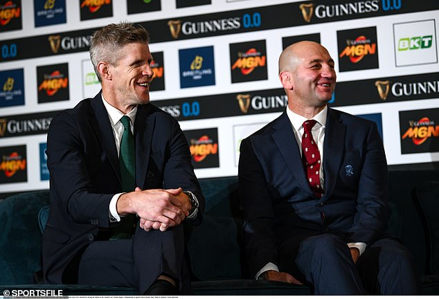 Simon Easterby (left) has a far more experienced, but ageing, squad than Steve Borthwick
