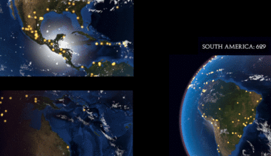 [OC] One Glow, One Birth: Visualizing an Hour of Global Births