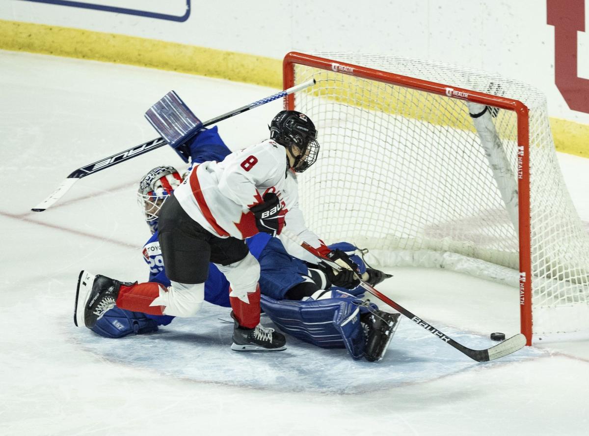 Canada tops Slovakia 6-2 in opener at women's U18 world hockey championship