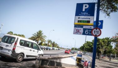 Parking de la plaza de España.