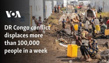 DR Congo conflict displaces more than 100,000 people in a week