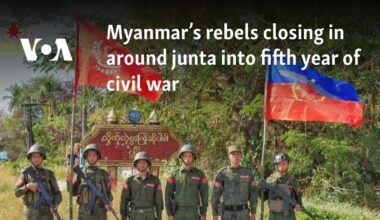 Myanmar’s rebels closing in around junta into fifth year of civil war 