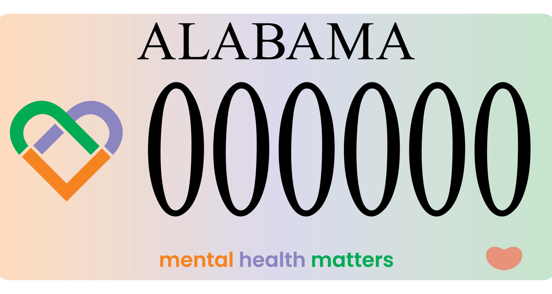 ADMH unveils new license plate to promote mental health awareness and support