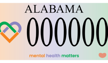 ADMH unveils new license plate to promote mental health awareness and support
