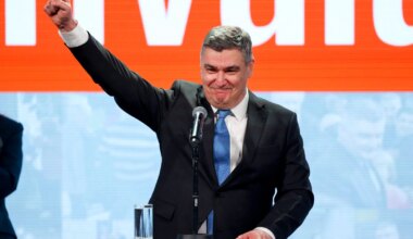 Croatia's incumbent President Zoran Milanovic re-elected in landslide victory