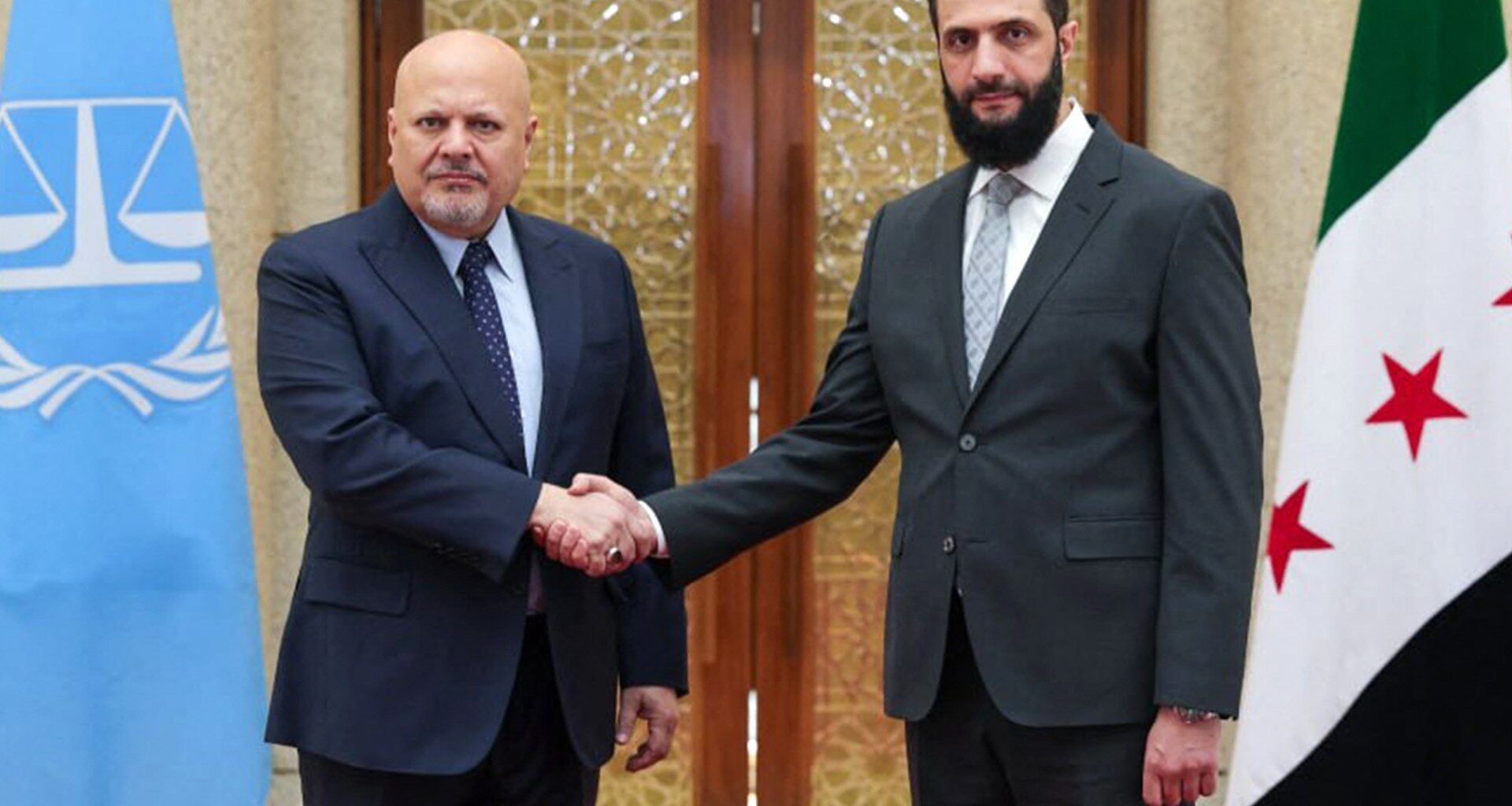 ICC chief prosecutor meets Syria’s de facto leader | Bashar al-Assad News