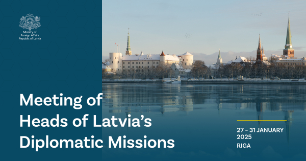The Latvian Ambassadors’ annual meeting in Riga to focus on foreign policy tasks – to strengthen our security, economic development and welfare