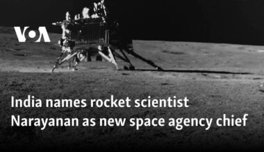 India names rocket scientist Narayanan as new space agency chief