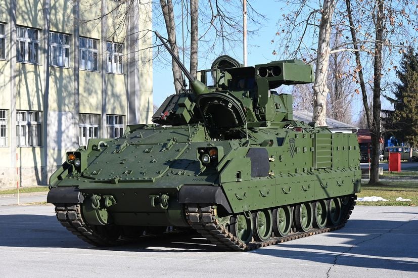 bradley fighting vehicle croatia 