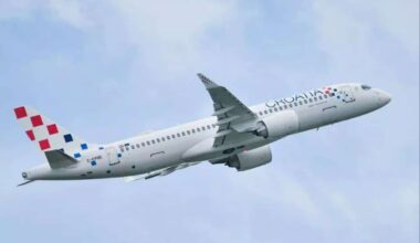Croatia Airlines to introduce Airbus A220 on Zagreb-Brussels route